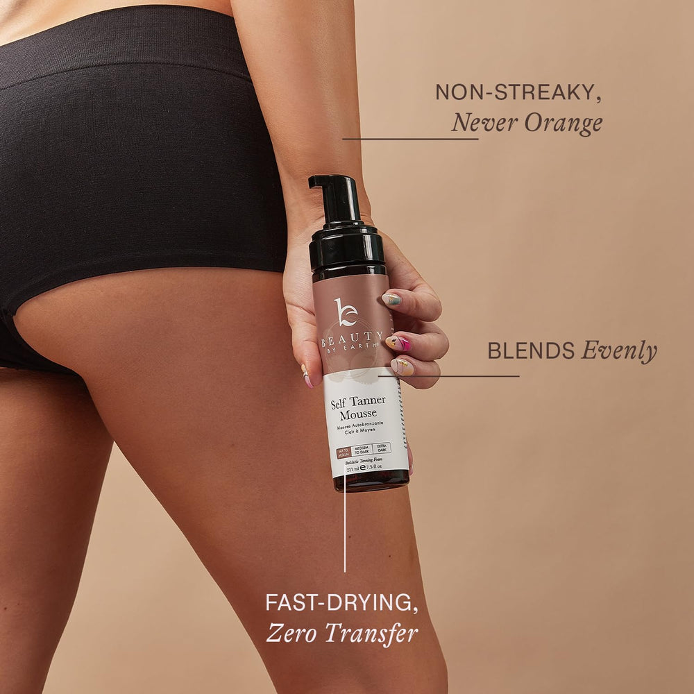 Beauty by Earth Kit bronzage naturel avec mousse et gant