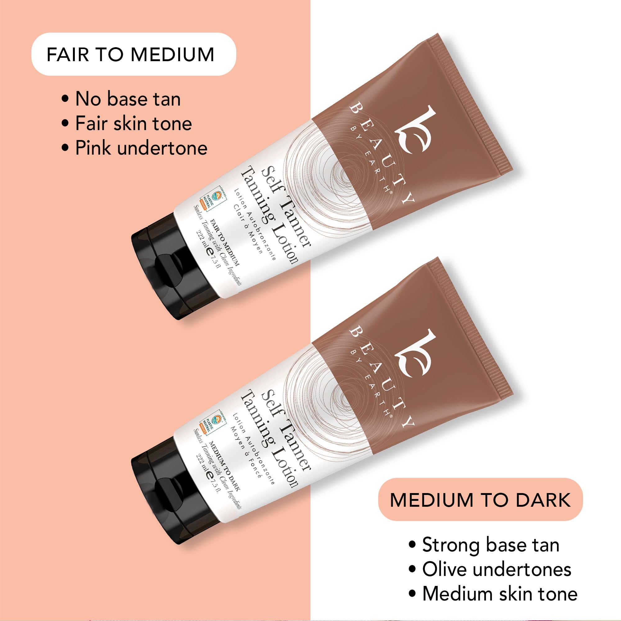 Beauty by Earth kit complet soin bronzage: ensemble pratique et polyvalent.