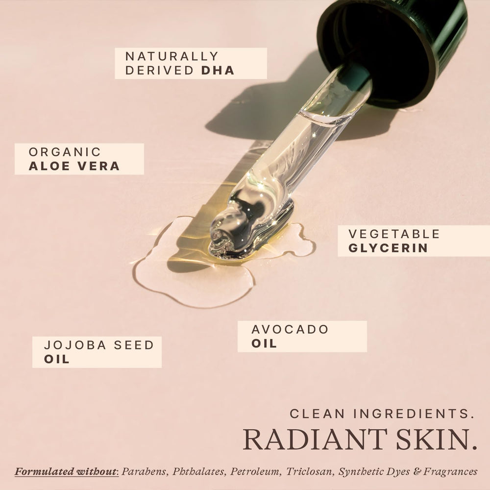 Beauty by Earth mélangé à l'hydratant visage offre une crème bronzante personnalisée.