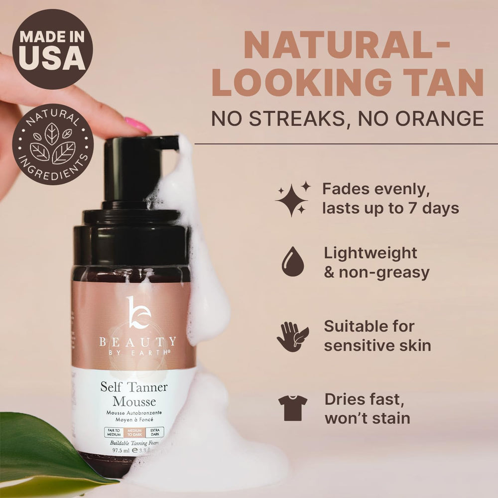 Beauty by Earth Teint naturel sans orange et fini lisse