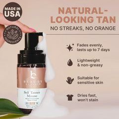 Beauty by Earth Teint naturel sans orange et fini lisse