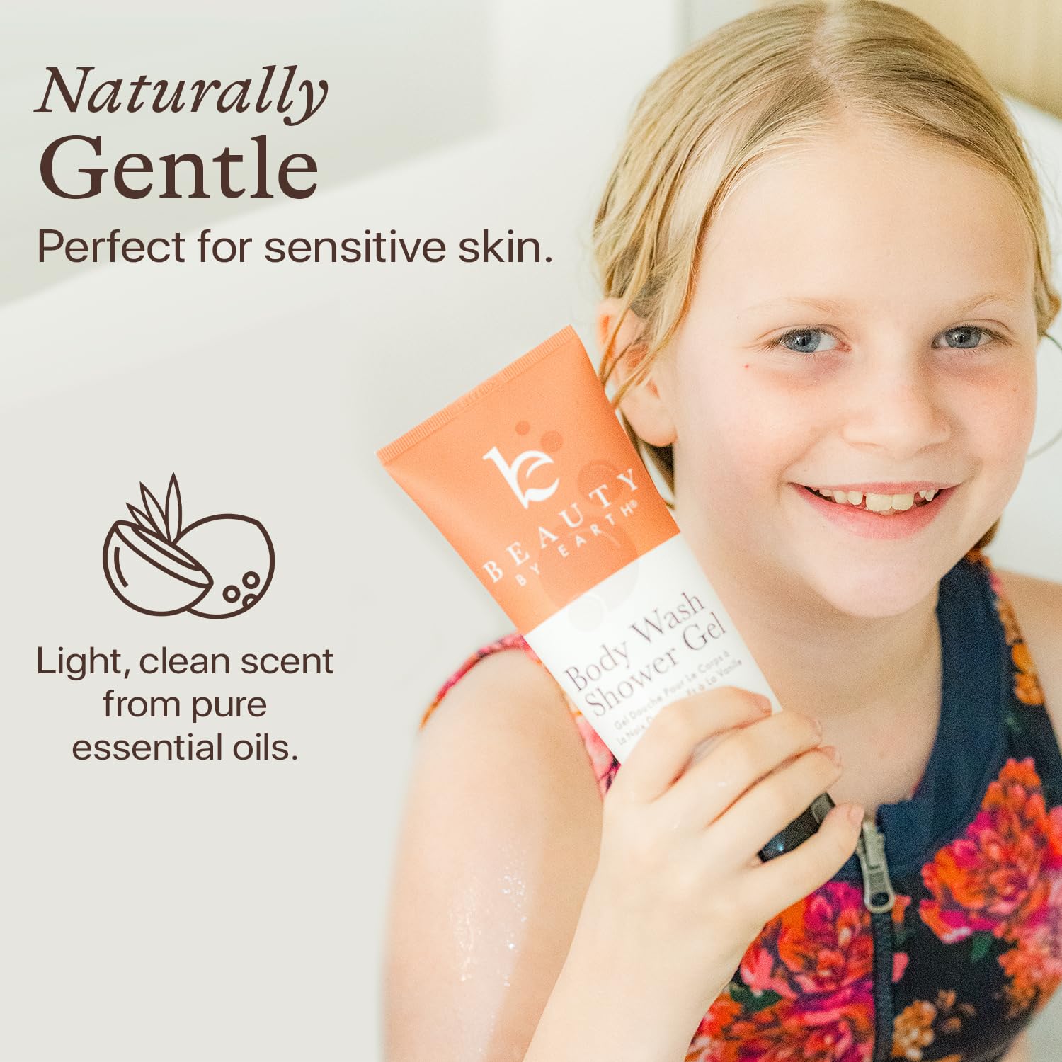 Utilisation sous la douche: mousse nourrissante pour le corps.