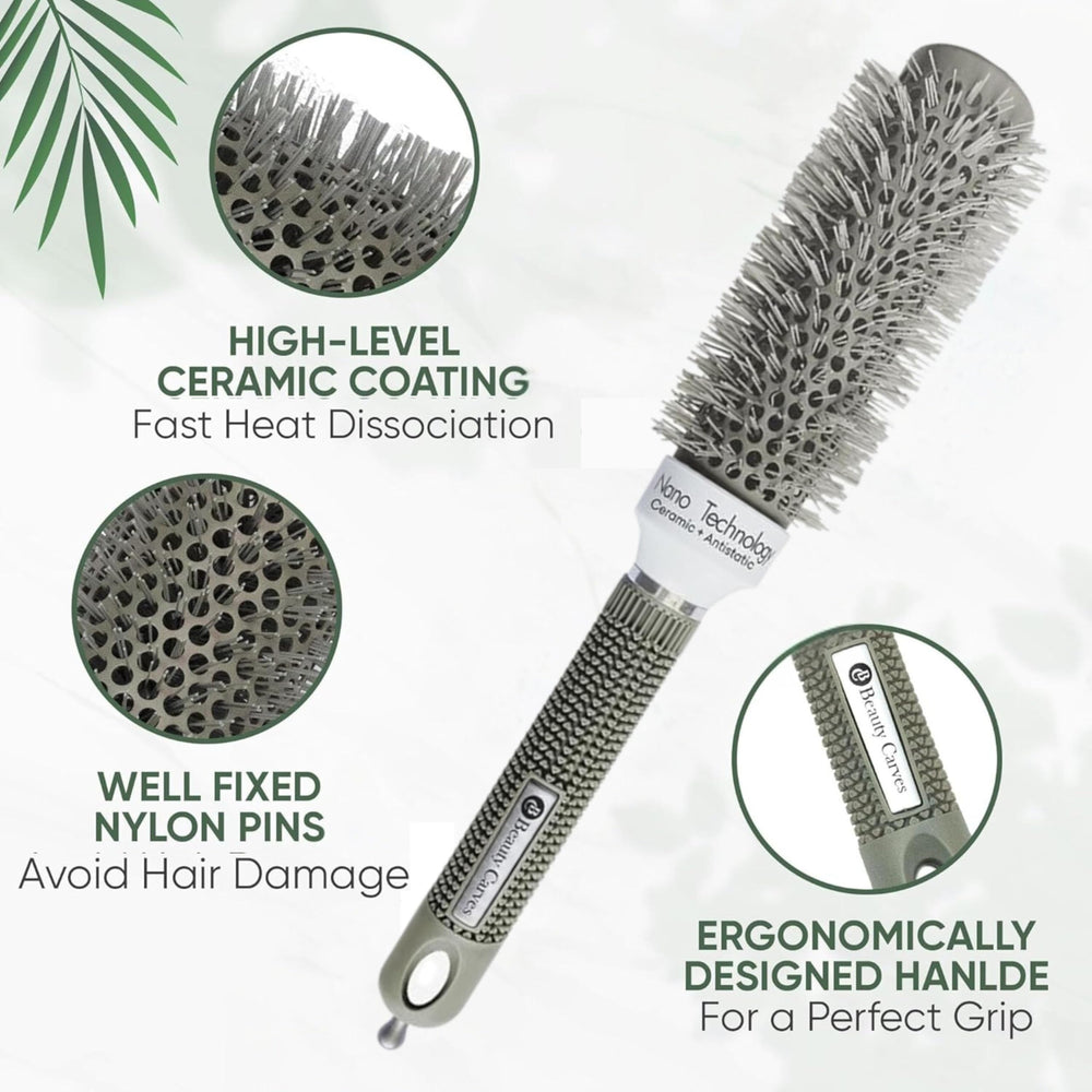 Beauty Carves brosse rond 32mm barillet pour boucles définies