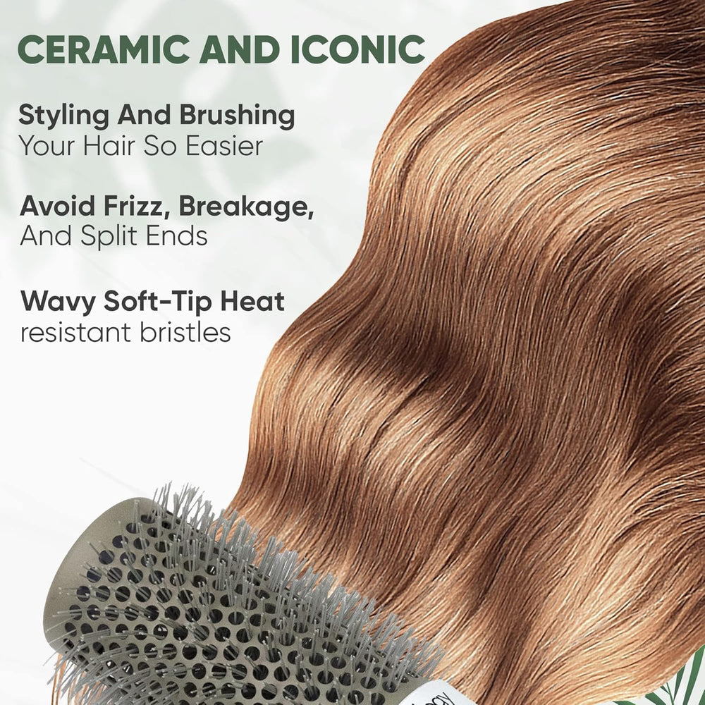 Beauty Carves brosse rond entretien aiguille intégrée pour nettoyage facile