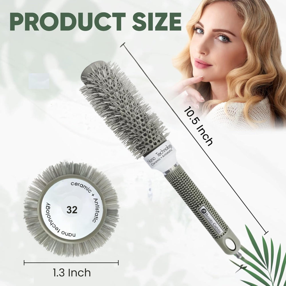 Beauty Carves brosse rond ergonomique anti-glisse prise en main confortable