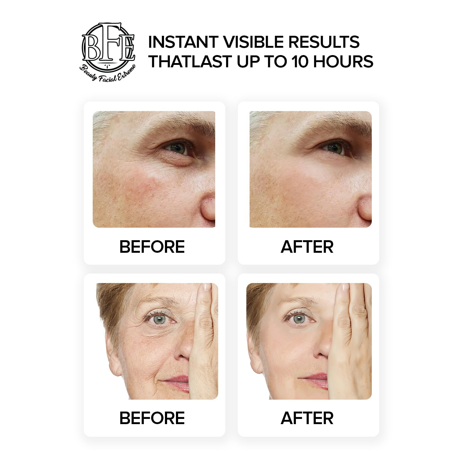 Beauty Facial Extreme crème yeux film invisible ciblant poches et ridules