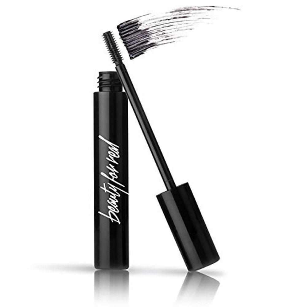 Beauty For Real Hi-Def Mascara avec brosse micro pour une application précise sans paquets.