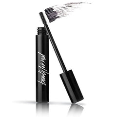 Beauty For Real Hi-Def Mascara avec brosse micro pour une application précise sans paquets.