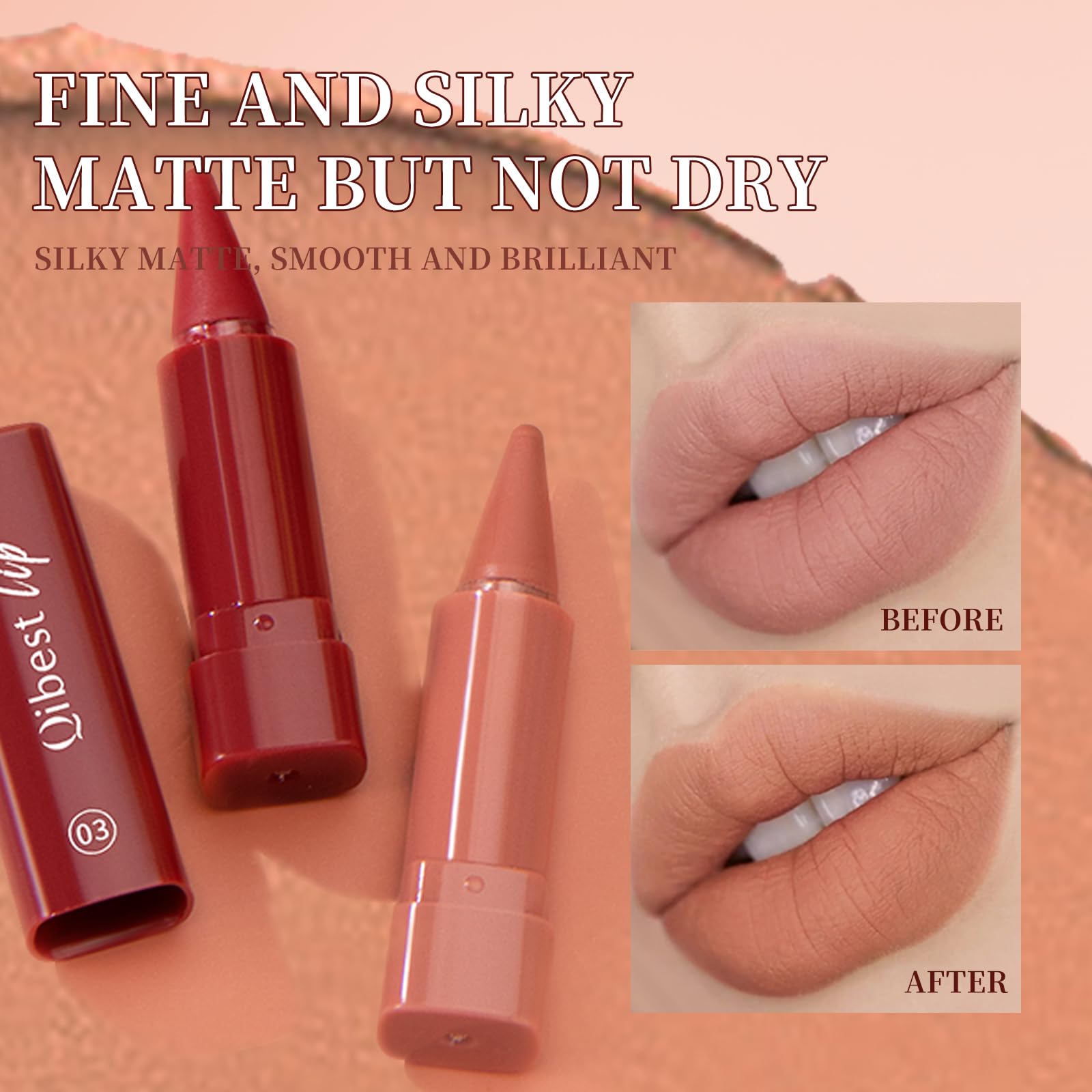 Beauty Glazed Finition Matte : fini mat confortable et hydratant.