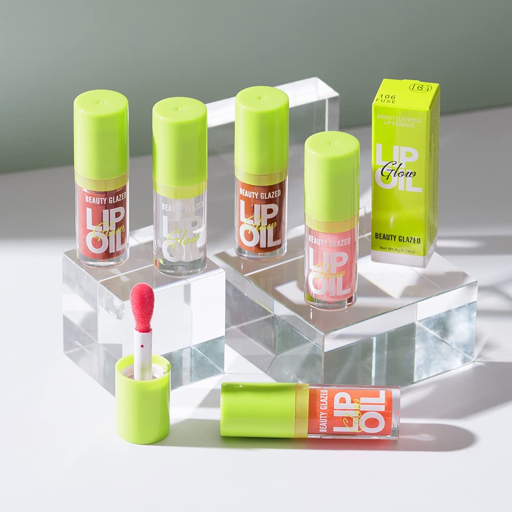 Beauty Glazed huile lèvres usage quotidien pour un look frais et rapide.