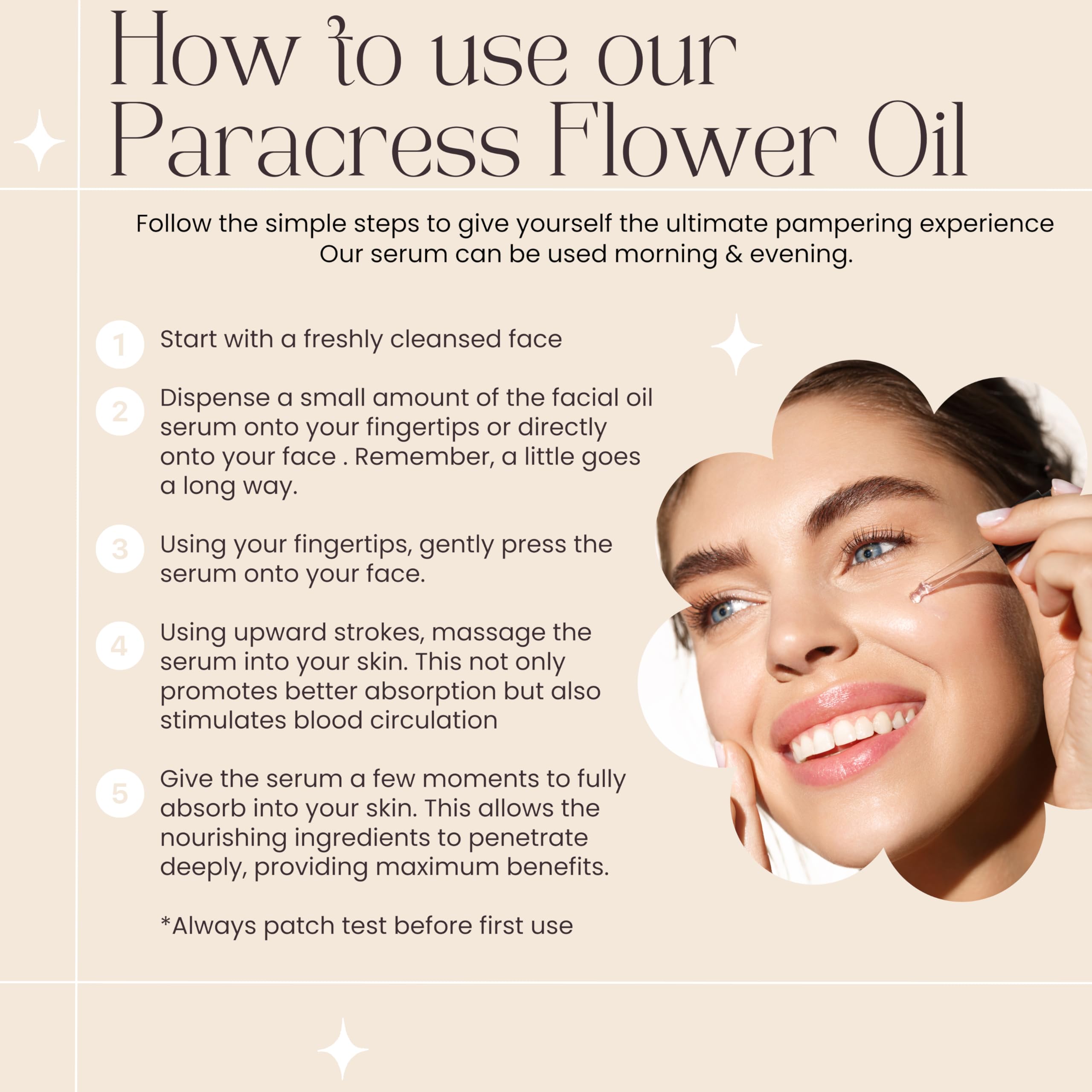 Beauty Glow Paracress ingrédients biologiques: soin visage bio et efficace