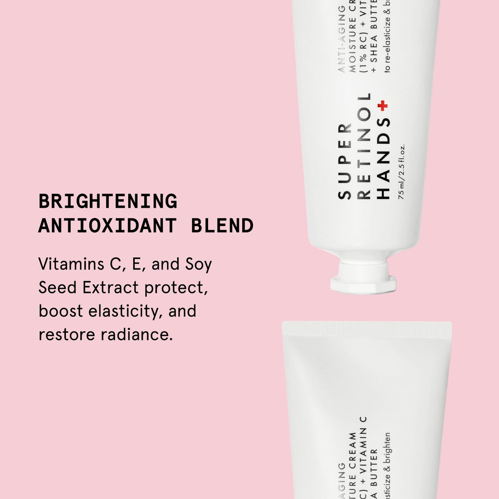 Beauty Pie crème main antioxydants vitamine C E et soja pour éclat