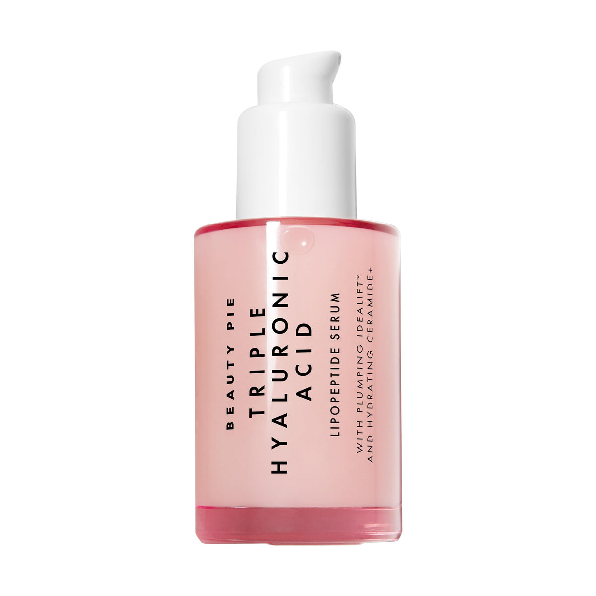 Beauty Pie Sérum Hyaluronique Triple dans son emballage, hydratation en profondeur pour la peau.