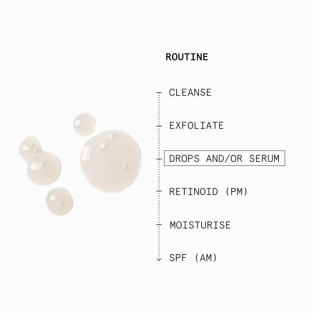 Peau visiblement hydratée et éclatante grâce au sérum Beauty Pie.