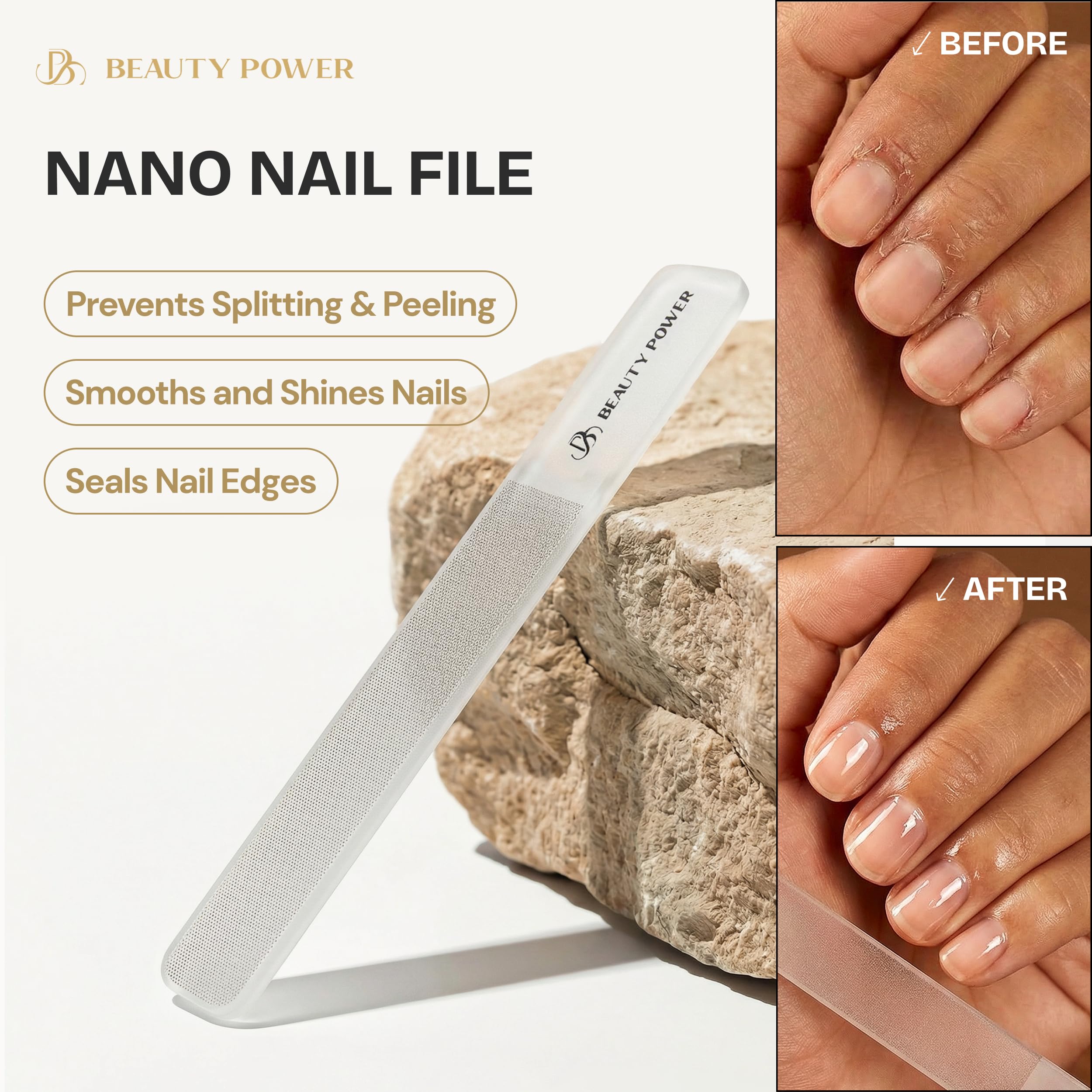 Coupe-ongles et ciseaux Beauty Power avec lames ultra affûtées