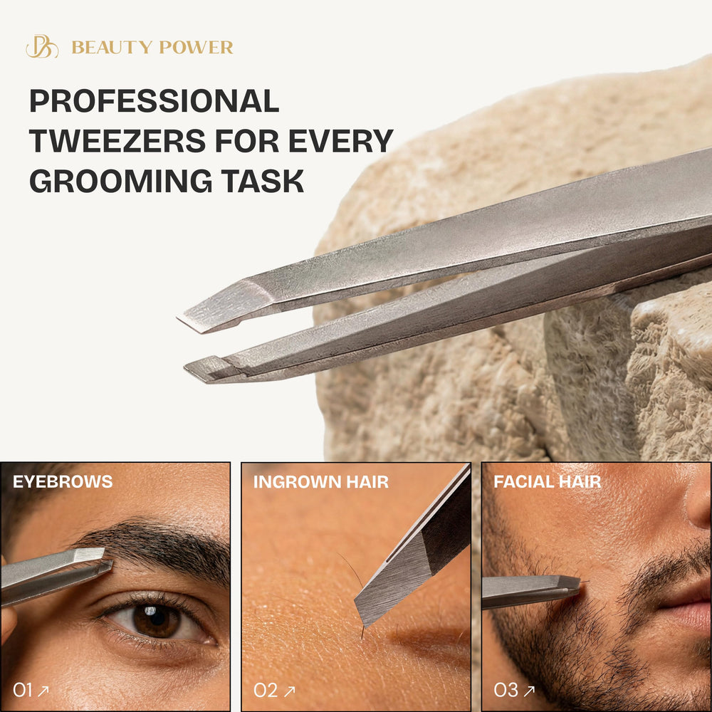 Pince tweezers Beauty Power pour précision ciblée