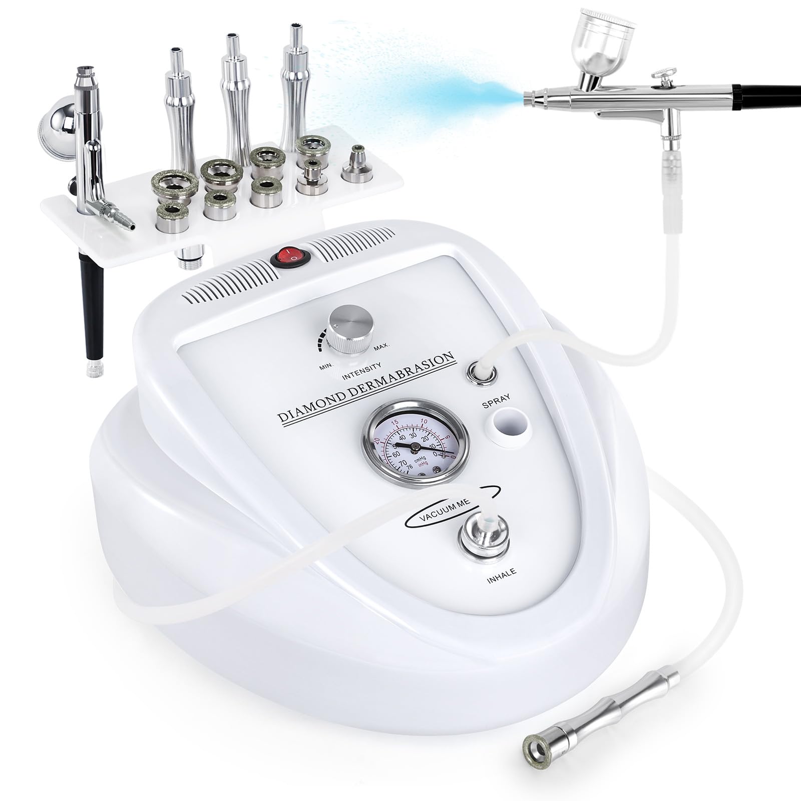 Beauty Star machine diamant 2 en 1 pour visage, soin pro à domicile.