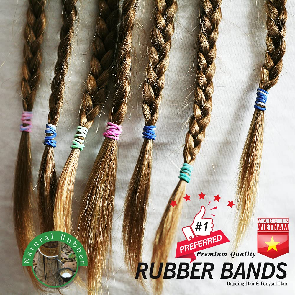 Beauty Town elastiques cheveux lot 500 pièces, idéal pour usage domestique.