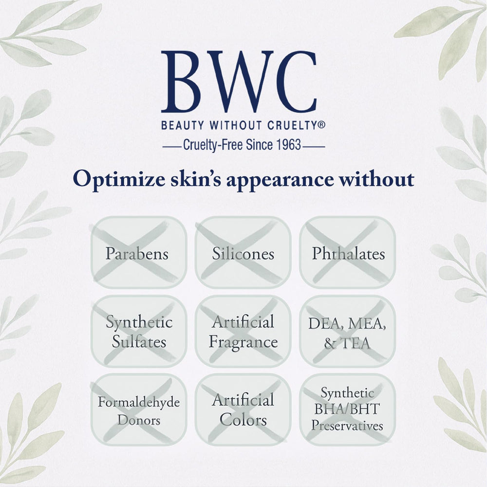 Appliquer facilement sur peau sèche avec Beauty Without Cruelty Lotion.