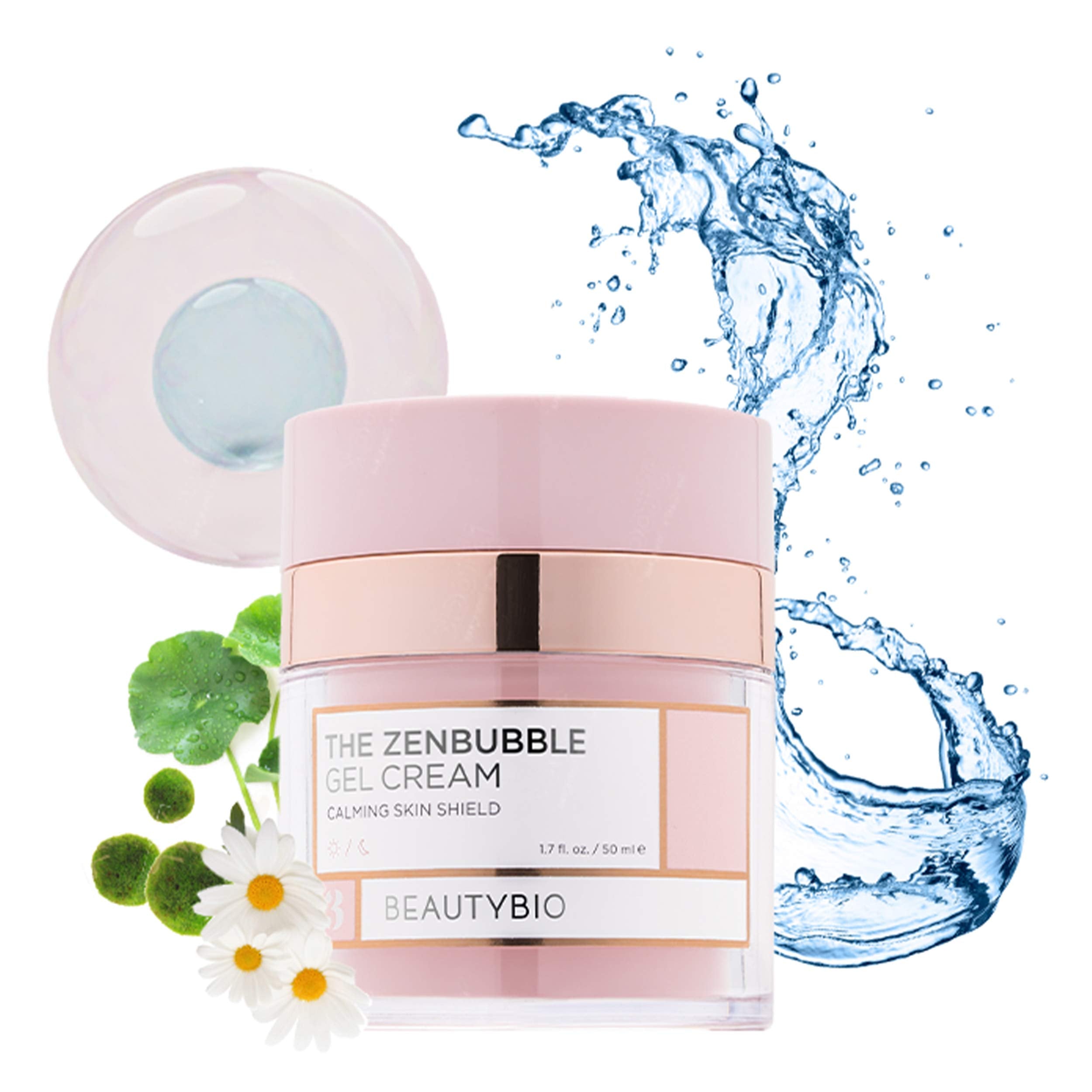 Beautybio ZenBubble Gel-Crème: apaise rougeurs et irritations possibles.