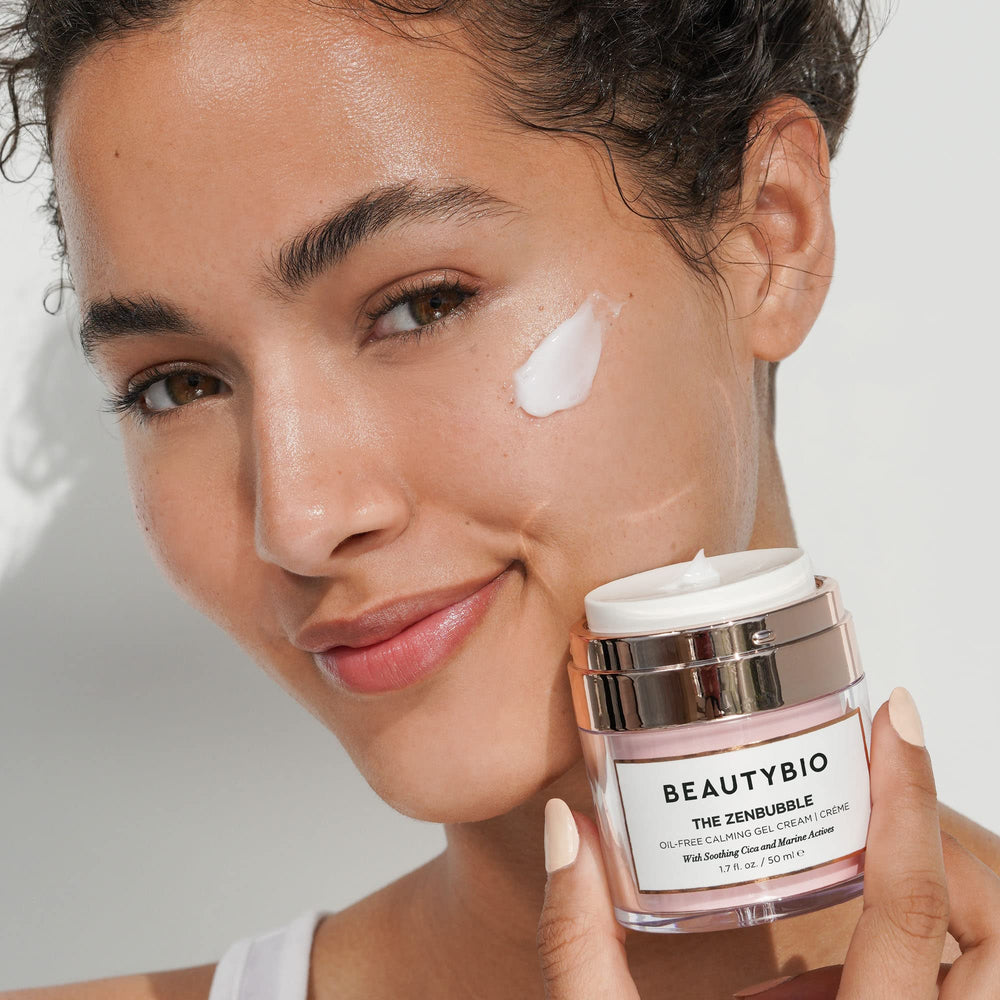 Beautybio ZenBubble Gel-Crème: pores visiblement resserrés pour un teint uniforme.