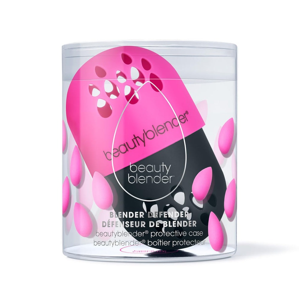 Étui Beautyblender Defender en silicone flexible protège l'éponge et limite les salissures.