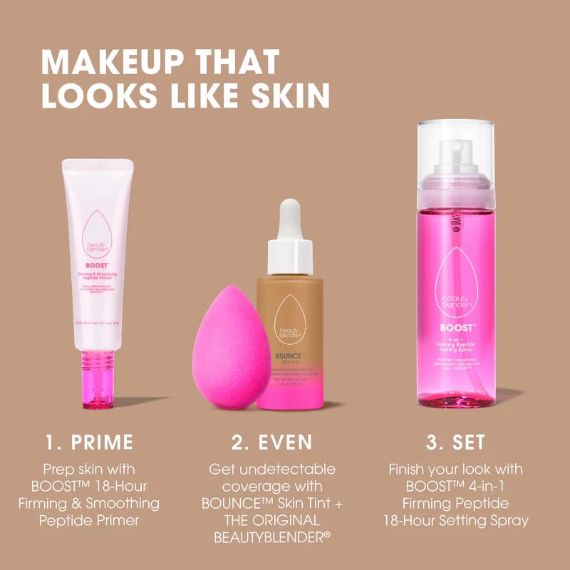 Beautyblender convient à tous les types de peau ; rendu naturel et durable.