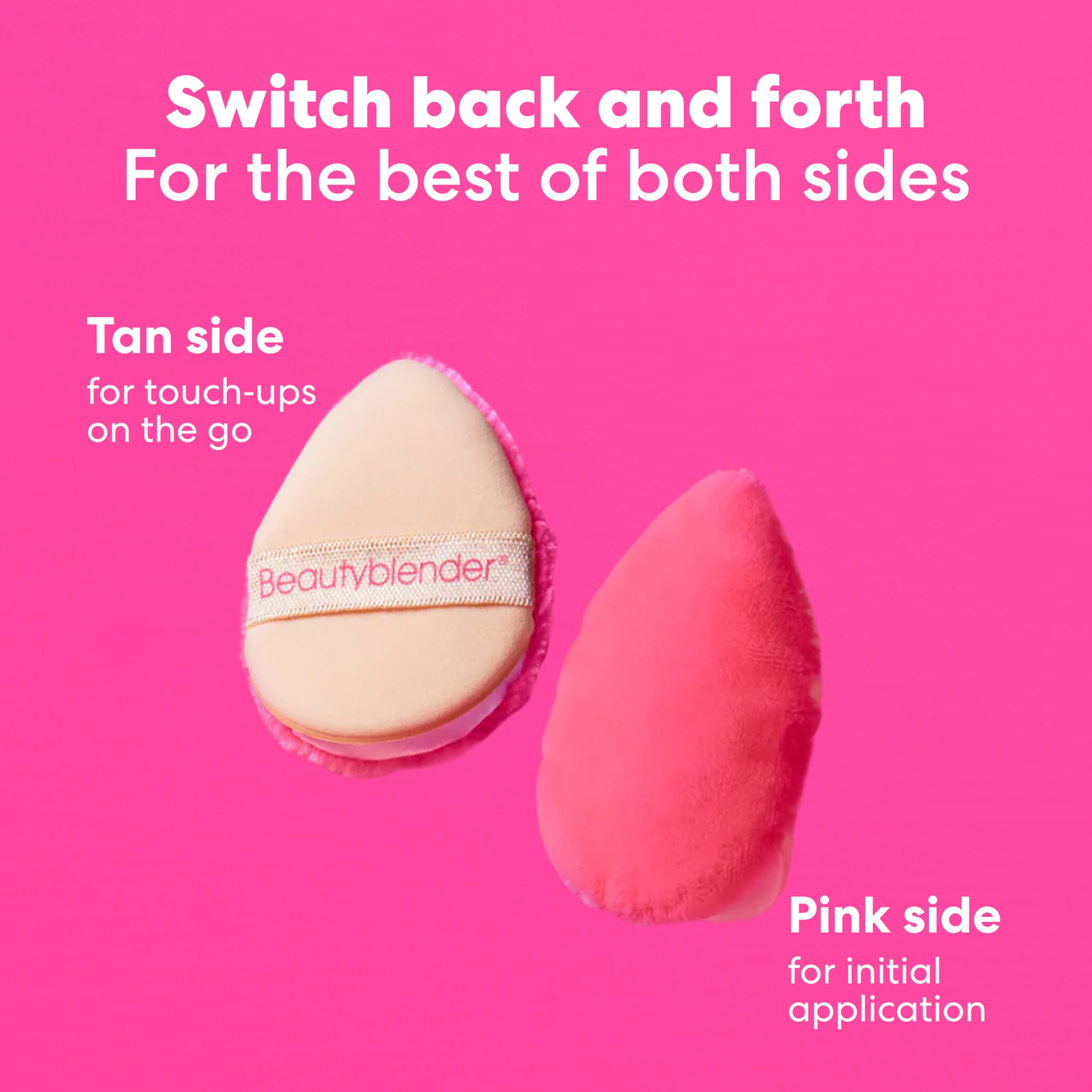 Beautyblender Pocket Puff – éponge double-face pour poudrer et retoucher
