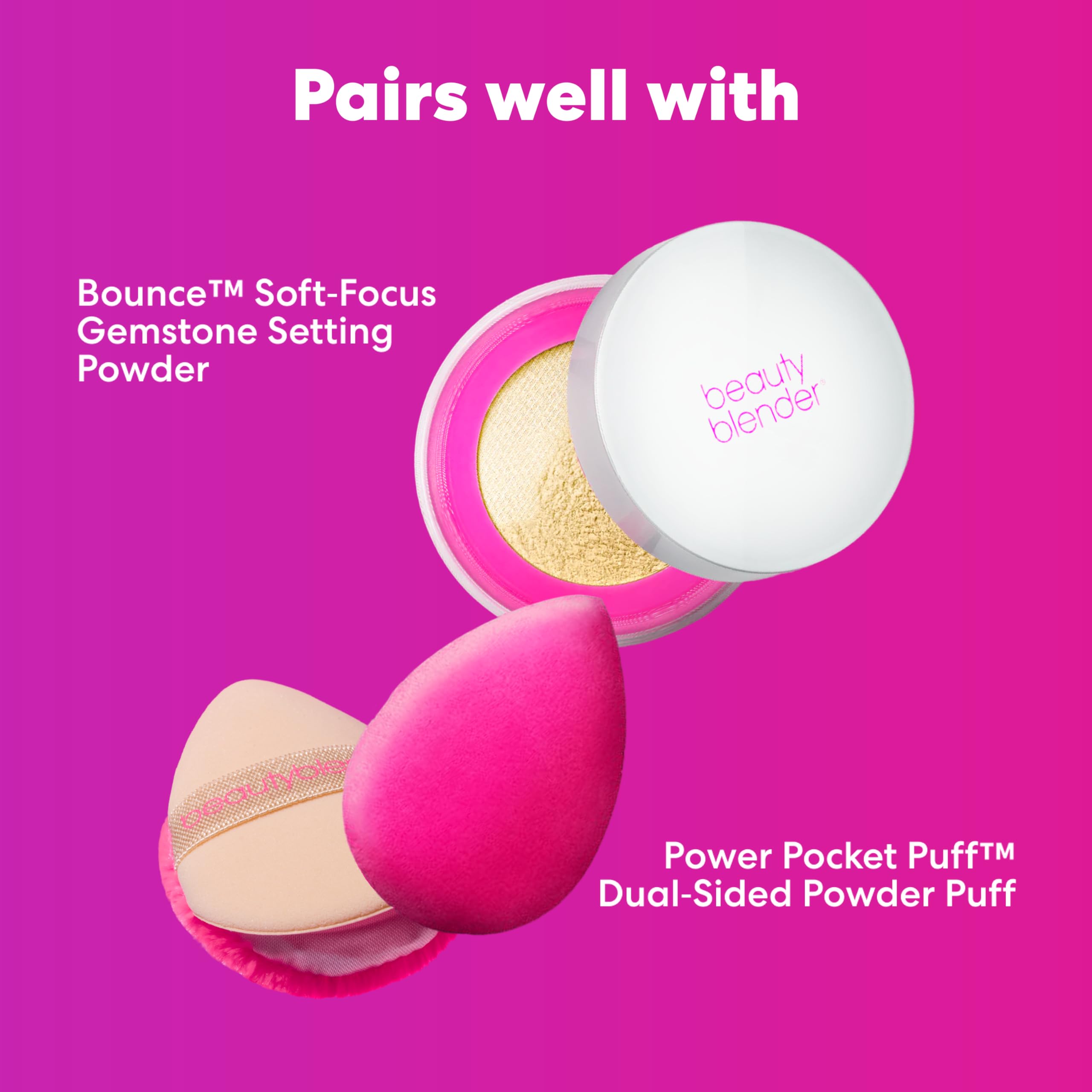 Beautyblender Pocket Puff – texture douce pour une finition lisse