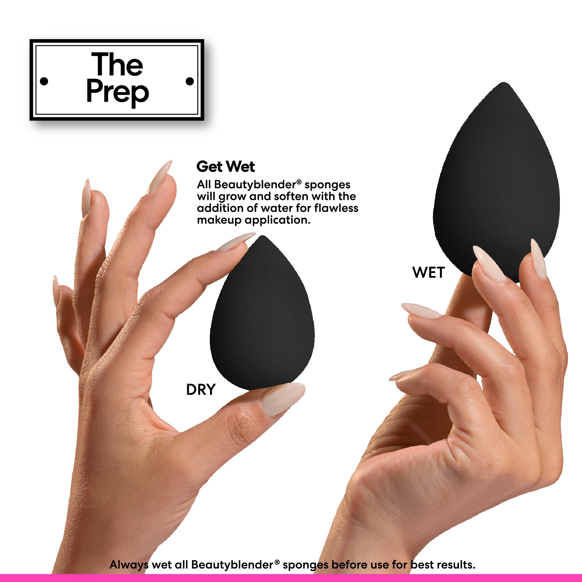 Beautyblender sans latex et vegan pour une routine respectueuse.