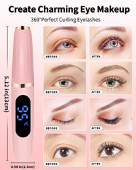 BeautyCurls cure-cils chauffant chauffe rapidement en 10-30 secondes.