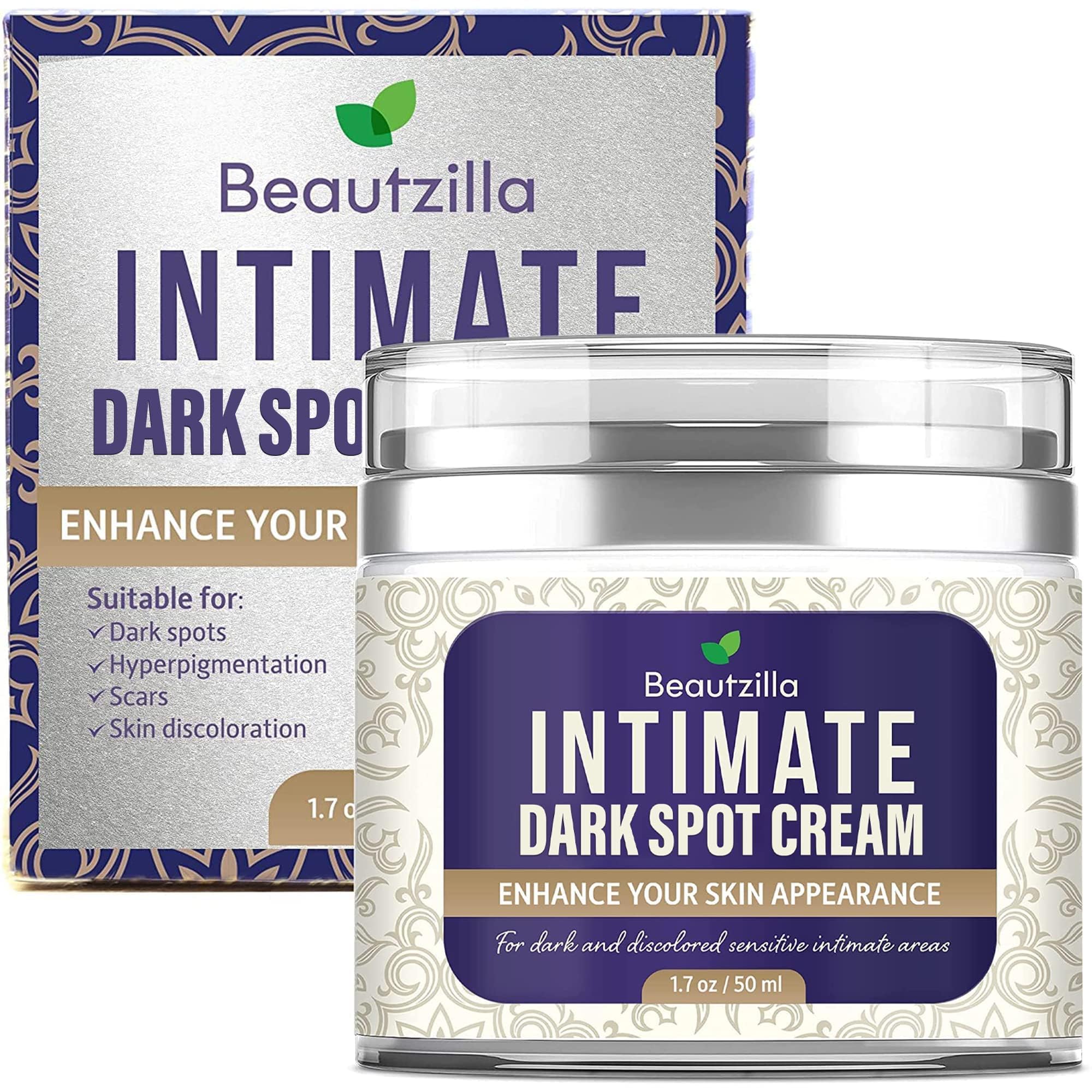 Beautzilla crème-zone-intime – aperçu potentiel d’une peau plus homogène et hydratée.