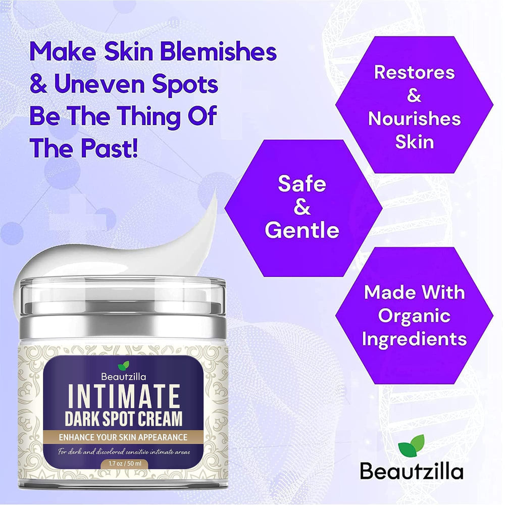 Beautzilla crème-zone-intime – texture crème qui nourrit et protège la peau.