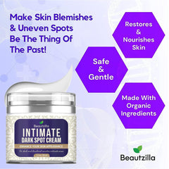 Beautzilla crème-zone-intime – texture crème qui nourrit et protège la peau.