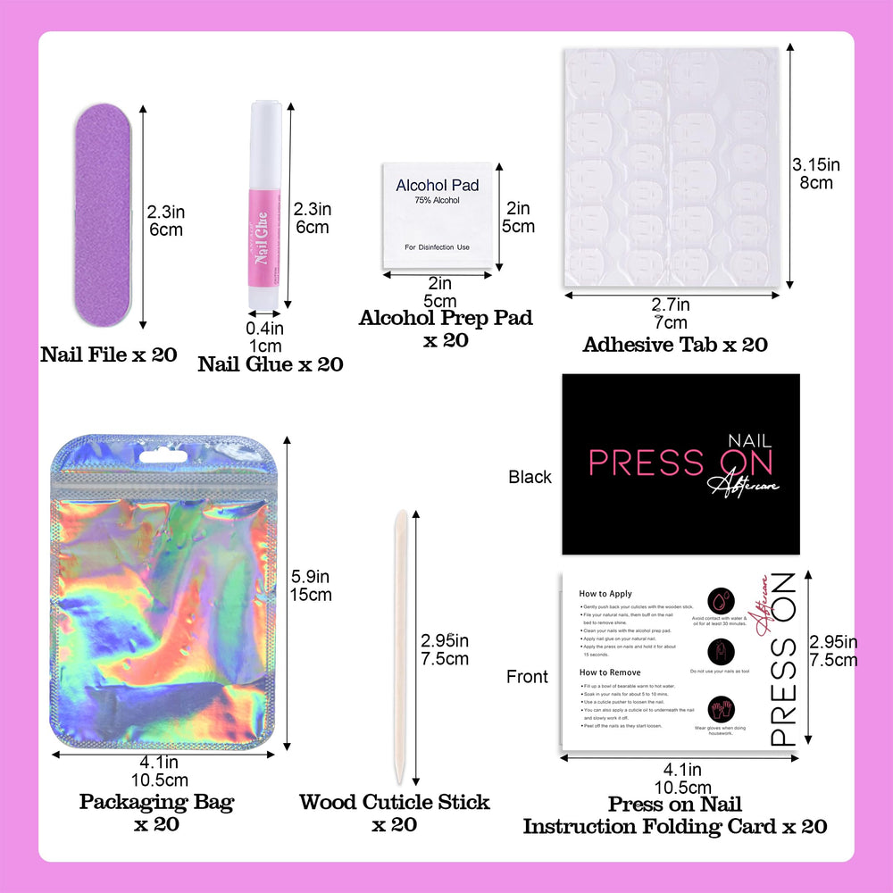 Colle pour ongles Bebbtiy, adhérence fiable pour une pose soignée.