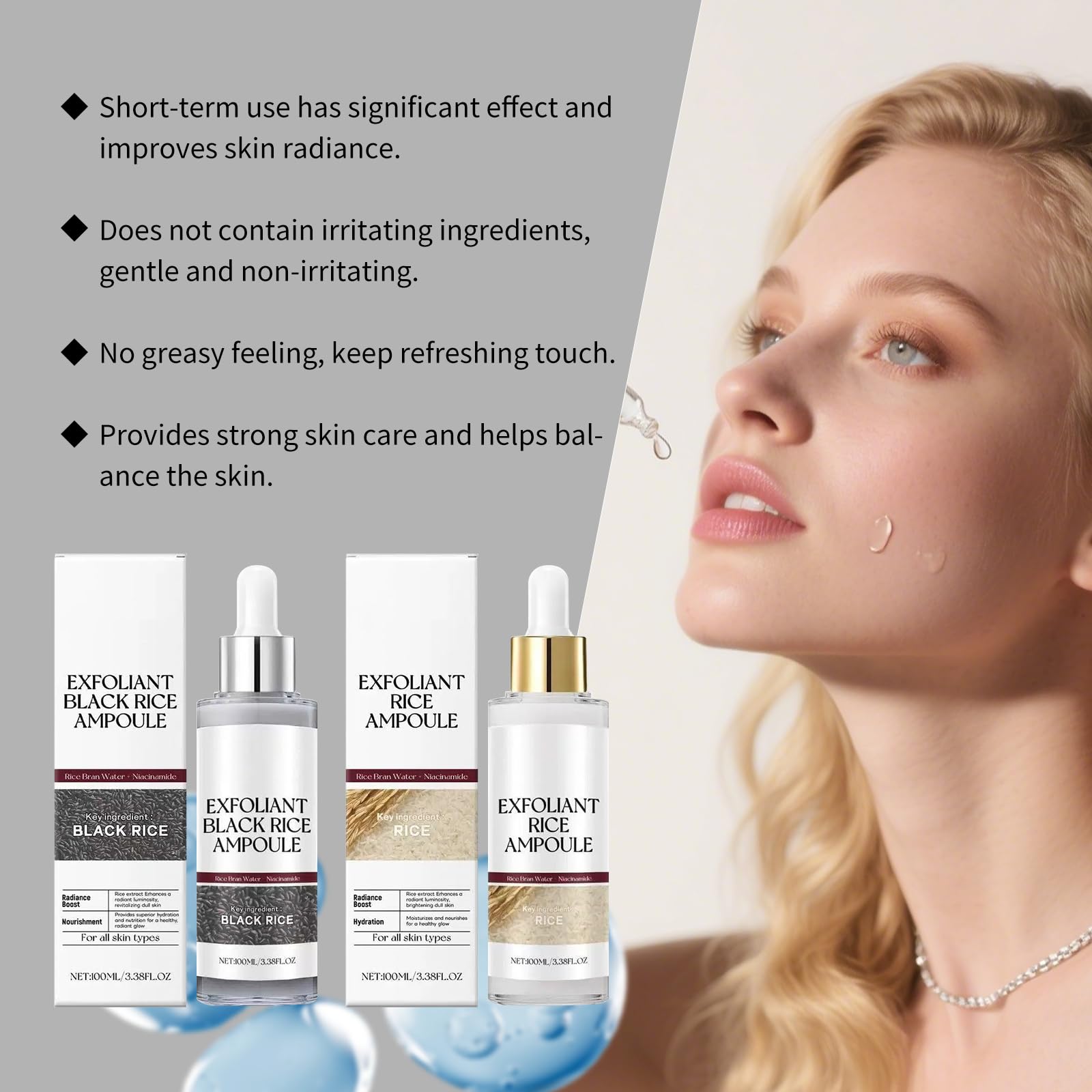 BEBIR texture liquide légère pour peeling doux sans irritation.