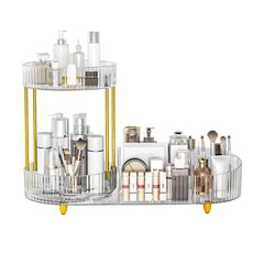 Beborxue organisateur maquillage rotation 360 transparent pour un accès rapide aux essentiels