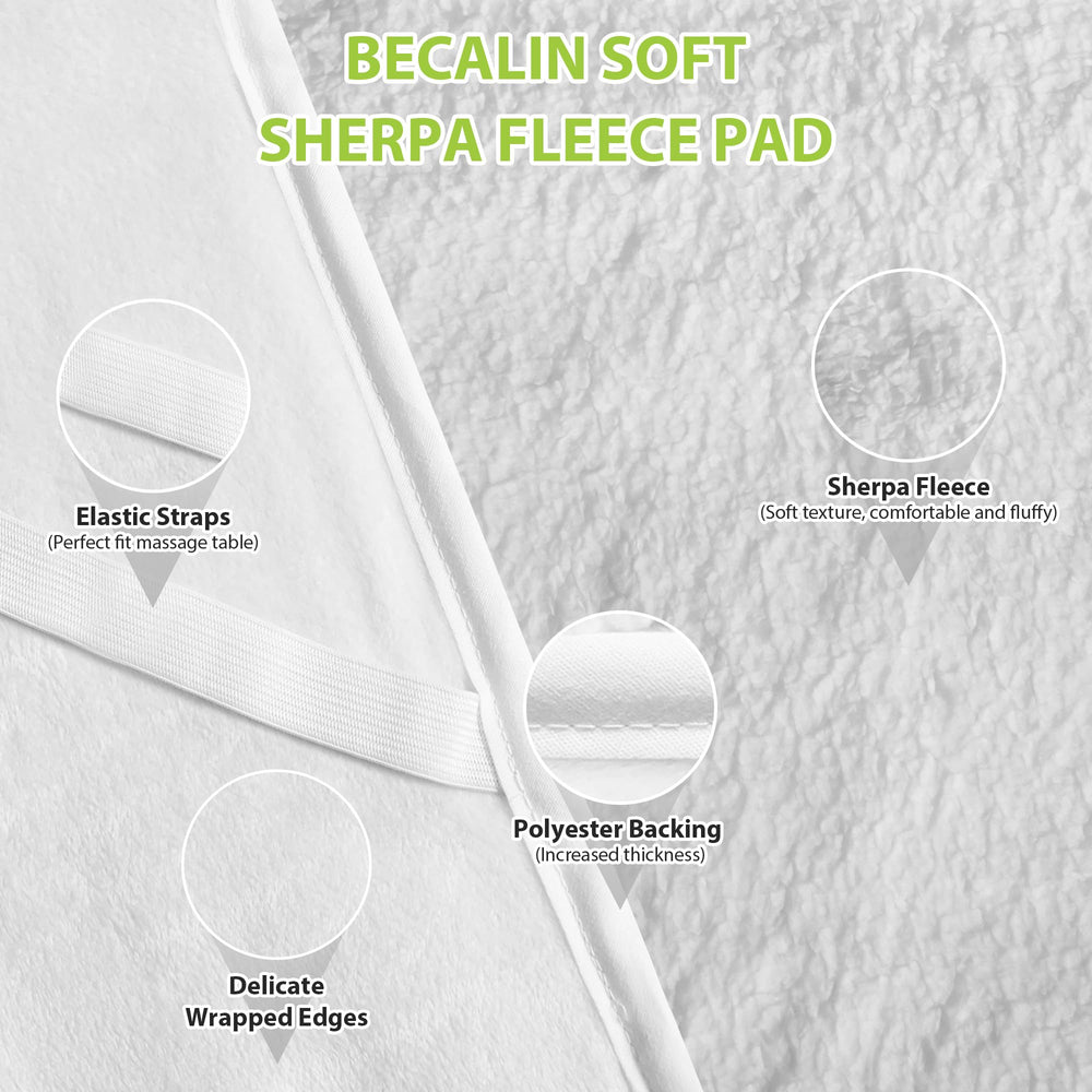 BECALIN bandes elastiques aux quatre coins, maintien stable sur la table.