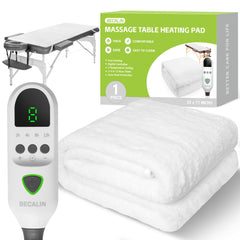 BECALIN table-massage-chauffe-30x71, chaleur homogène pour séances confortables.