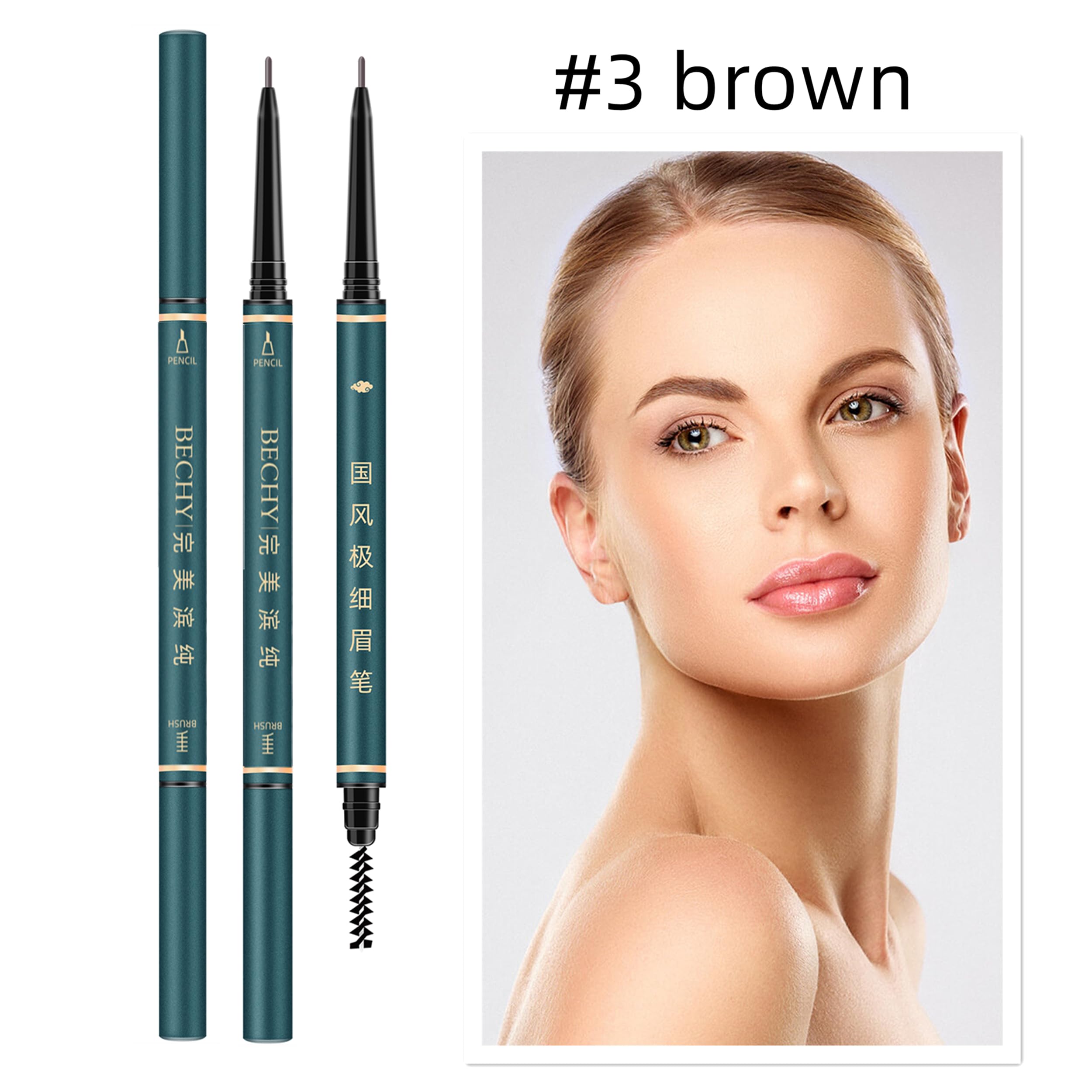 Bechy brosse-spoolie intégrée for blend et définition faciles.