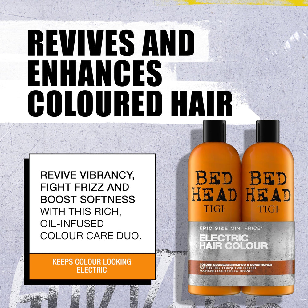 Bed Head Color Goddess Shampoo – texture satinée pour cheveux lisses et résistants