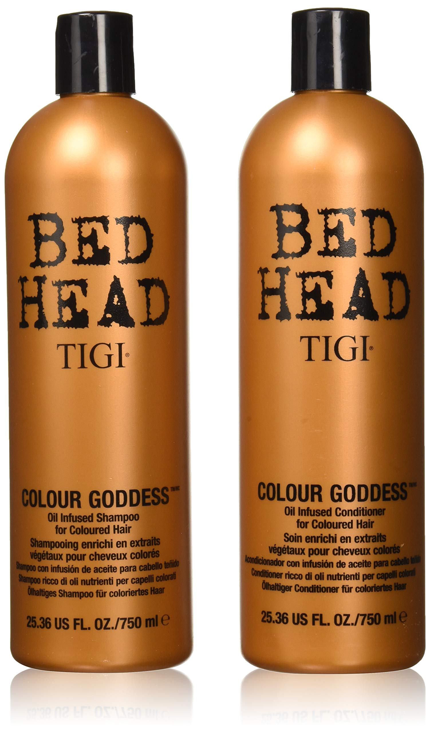 Bed Head Colour Goddess Shampoing : nettoie et prépare la couleur pour un éclat durable.