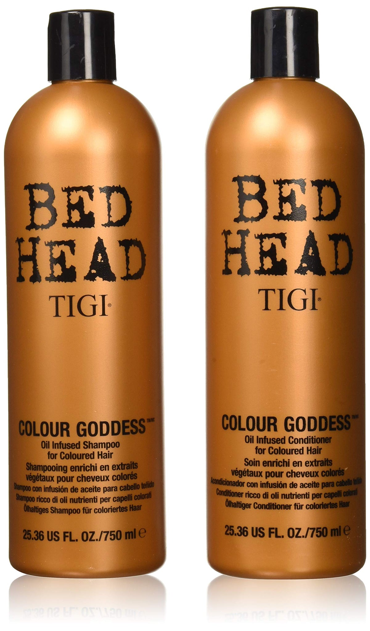 Bed Head Colour Goddess Shampoing : nettoie et prépare la couleur pour un éclat durable.
