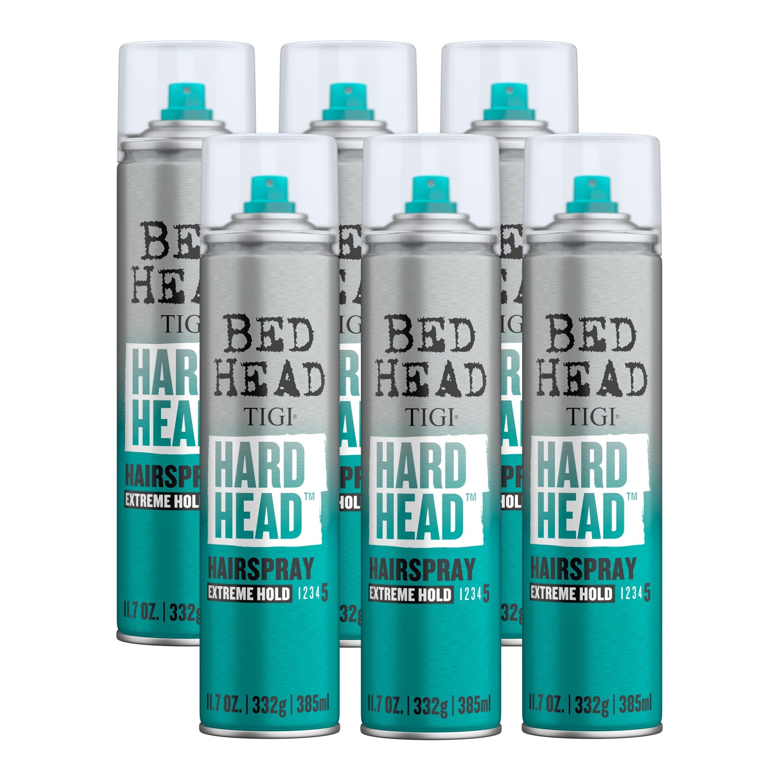 Bed Head Hard Head laque cheveux, bouteille sechage immediat et tenue renforcee