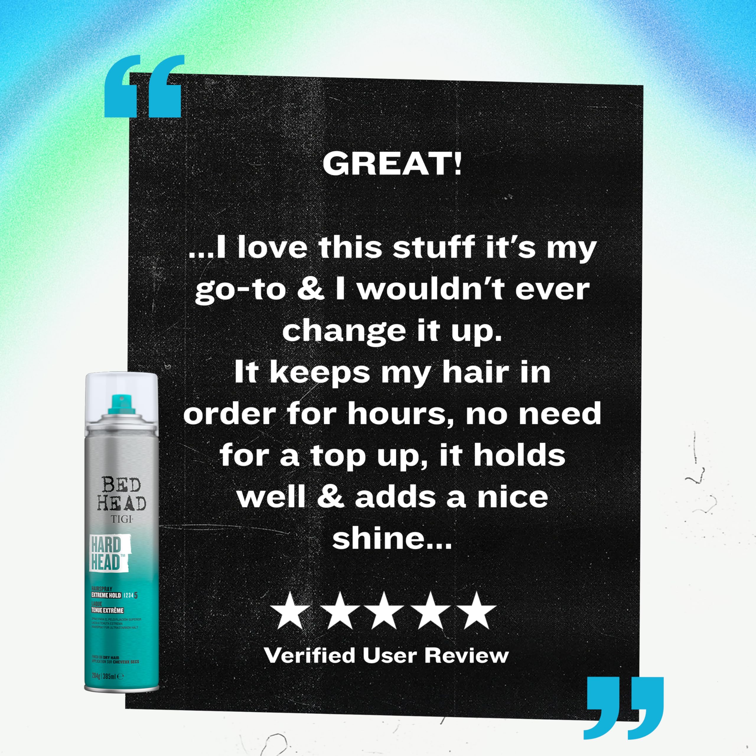 Bed Head Hard Head pack 6 bouteilles pour styling quotidien