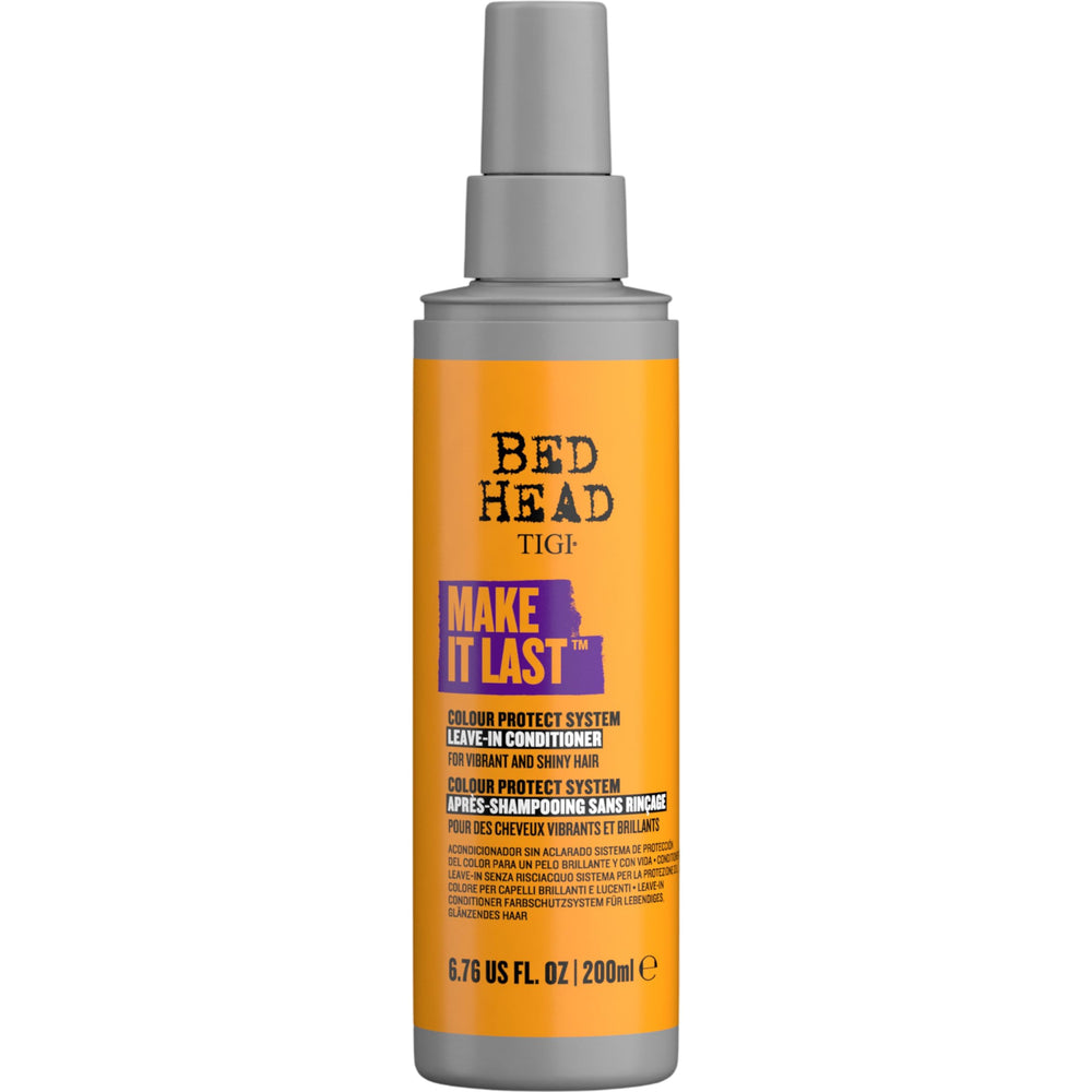 Bed Head Make it Last: bouteille pompe pour soin sans rinçage protecteur de couleur