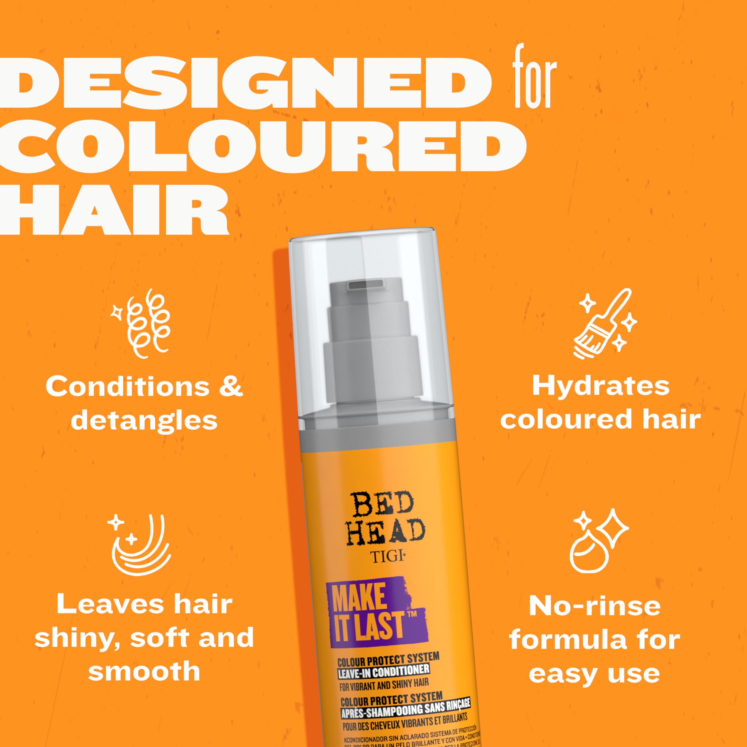 Bed Head Make it Last: démêlage en douceur et hydratation des cheveux colorés
