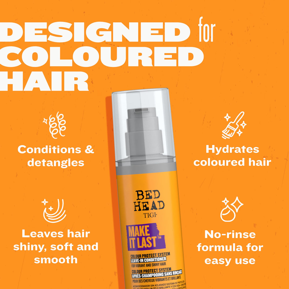 Bed Head Make it Last: démêlage en douceur et hydratation des cheveux colorés