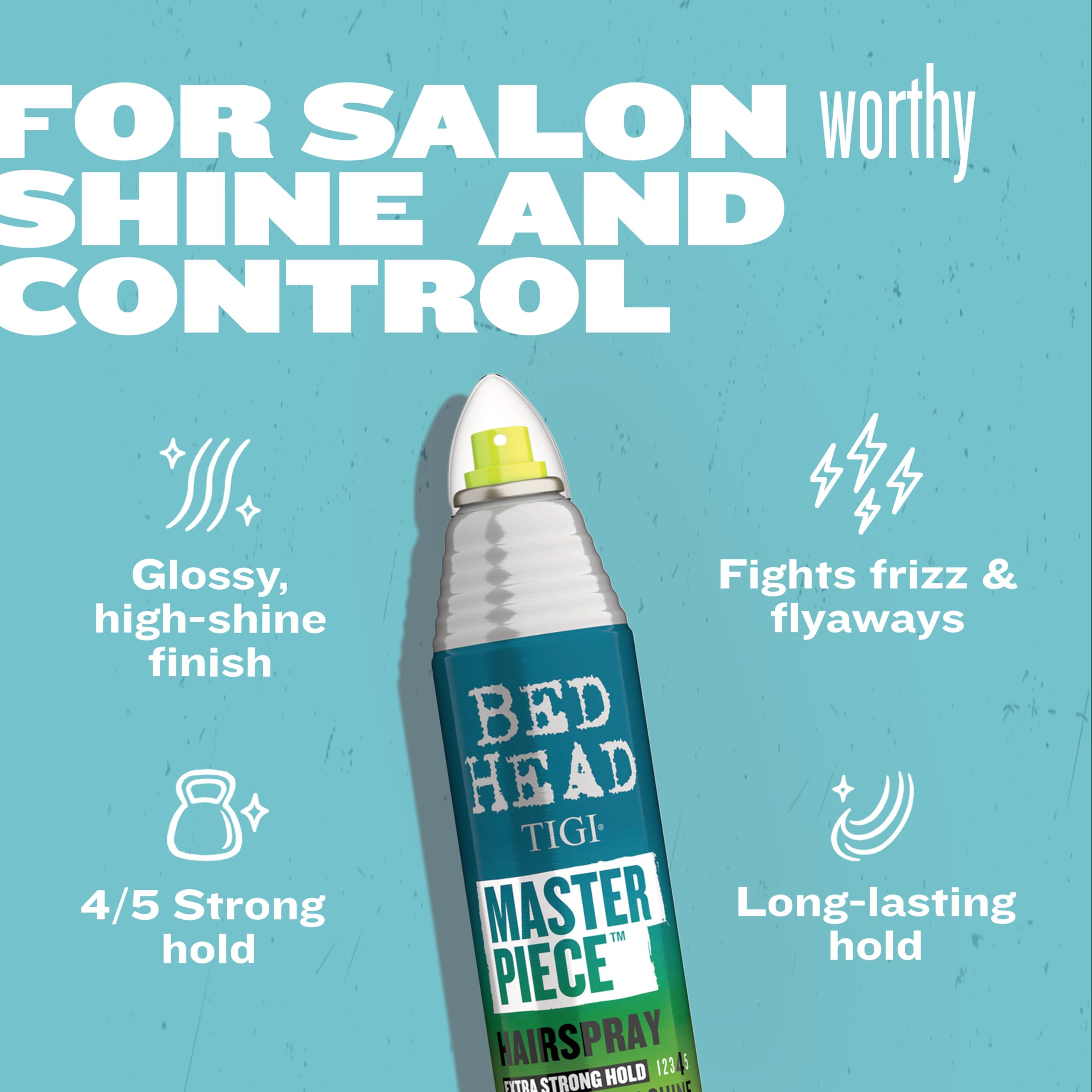 Bed Head Masterpiece : contrôle des frisottis pour des coiffures nettes toute la journée.