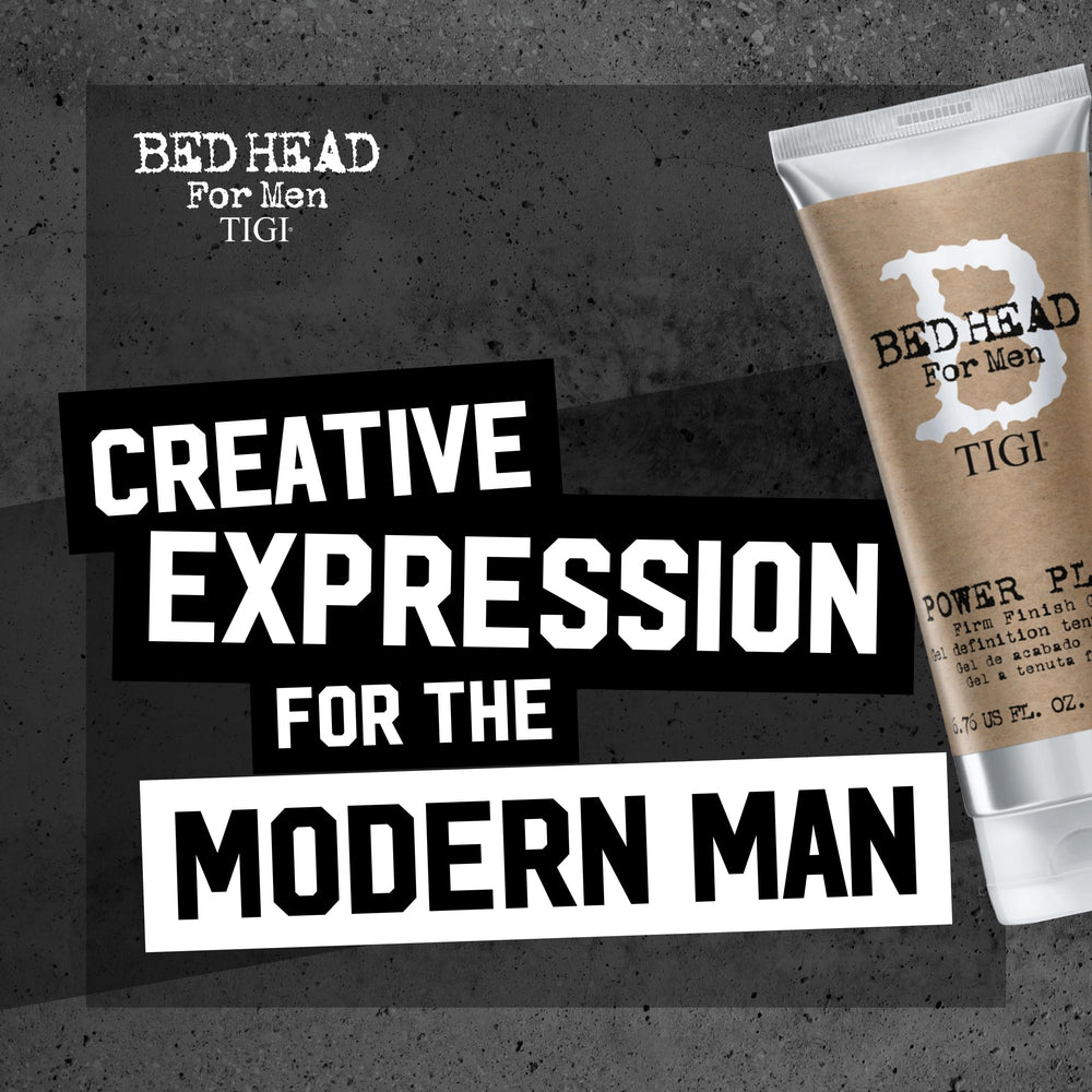 Lot de gels Bed Head Power Play pour hommes, solution pratique et fiable.